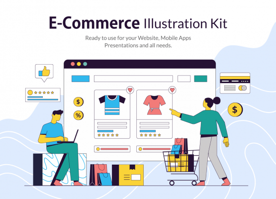 E-Commerce Illustration Kit
