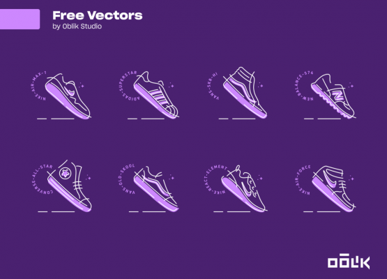 Free Sneakers illustrations