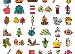 Free Symbols of Fall Illustrations